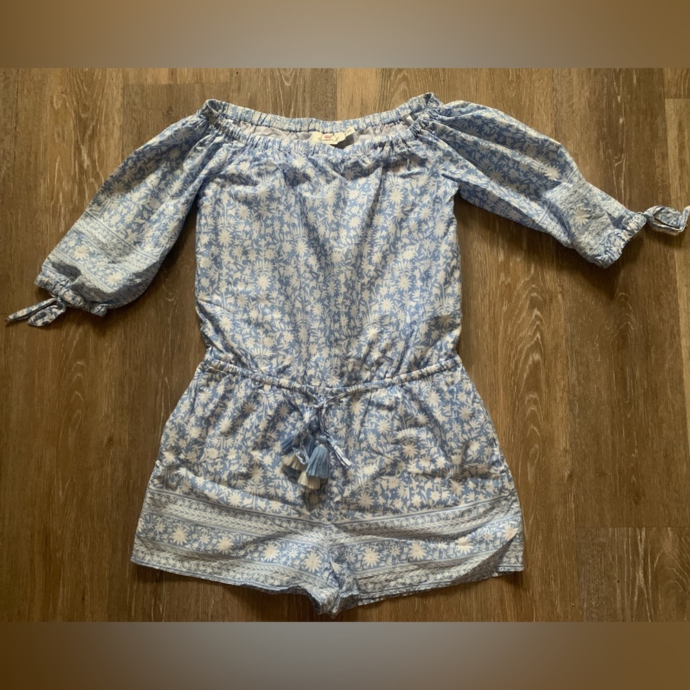 Vineyard Vines Romper blue and white Size XXS